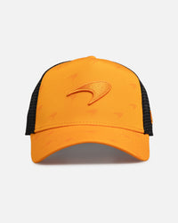 New Era X Mclaren Fanwear 9FORTY A-Frame Trucker Snapback Orange