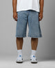 Loiter Goth Clique Jorts Blue Denim