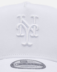 New Era New York Mets 'Easy White' 9FORTY A-Frame Snapback White/White