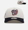 New Era Washington Nationals 'Team Color Visor' 9FORTY A-Frame Snapback Chrome/Official Team Color