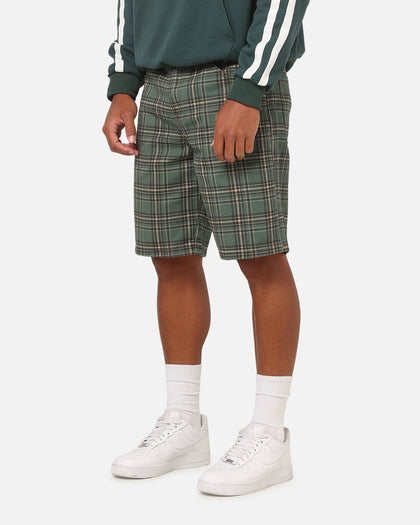 Carre Avenue Jorts Green Plaid