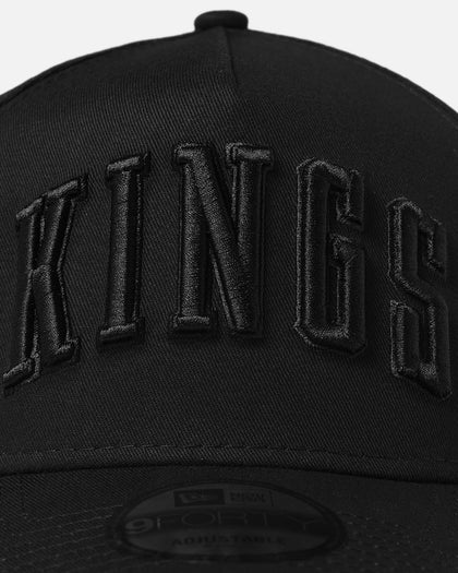New Era Sacramento Kings 'NBA Black On Black' 9FORTY A-Frame Snapback Black
