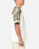 Carre Star Shooter Panelled T-Shirt Off White/Woodland Camo