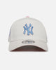 New Era New York Yankees 'Pastel' 9FORTY A-Frame Snapback Chrome White