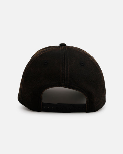 New Era Philadelphia Phillies 'Washed Black Gothic Script' 9FORTY A-Frame Snapback Black