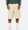 Carre Heritage Pleated Shorts Off White Pinstripe