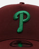 New Era Philadelphia Phillies 'Frosted Burgundy' 9FORTY A-Frame Snapback Burgundy