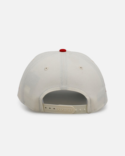 New Era Toronto Raptors 'Strawberry' 9FORTY A-Frame Snapback Chrome/Red