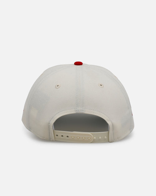 New Era Toronto Raptors 'Strawberry' 9FORTY A-Frame Snapback Chrome/Red
