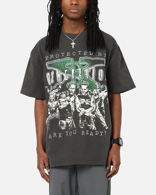 Culture Kings X WWE D-Generation X Summer Slam Heavy T-Shirt Black Wash