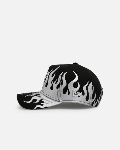 New Era Las Vegas Raiders 'Metallic Flames' 9FORTY A-Frame Snapback Black/Silver
