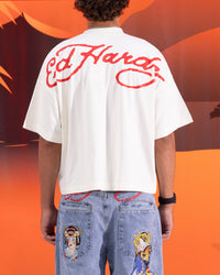 Ed Hardy Devil T-Shirt Off White