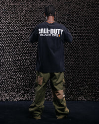 73Studio X Call Of Duty Black Ops 2 Vintage T-Shirt Black Acidwash