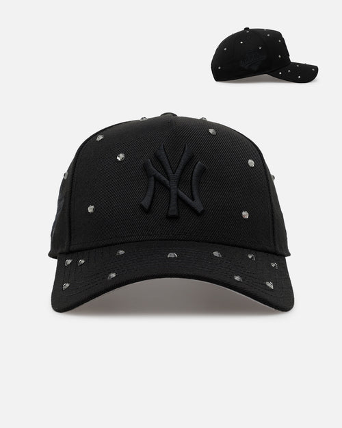 New Era New York Yankees  'Embellishment' 9FORTY A-Frame Snapback Black/Black