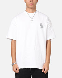 Saint Morta Fray Boxy T-Shirt White
