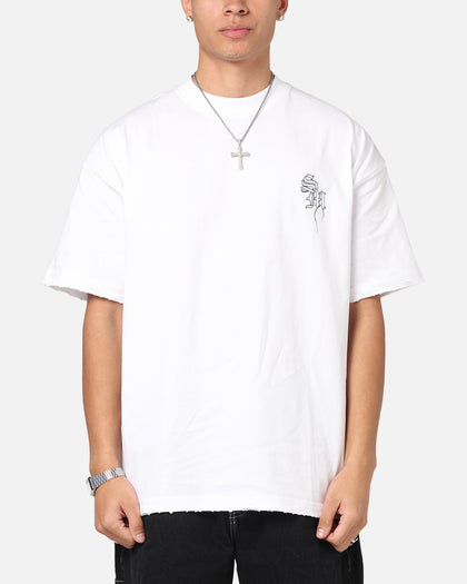 Saint Morta Fray Boxy T-Shirt White