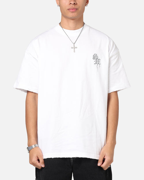 Saint Morta Fray Boxy T-Shirt White