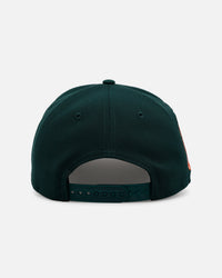 New Era Cleveland Browns 'Evergreen' 9FORTY A-Frame Snapback Dark Green