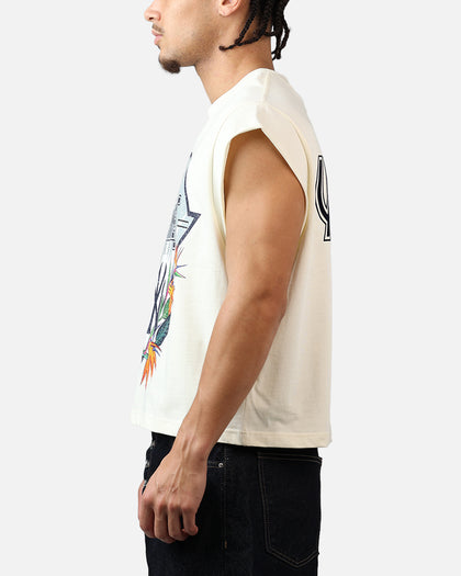 Pro Standard New York Yankees Paradise Muscle T-Shirt Eggshell