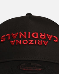 New Era Arizona Cardinals 'Upside Down Logo' 9FORTY A-Frame Snapback Black