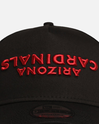 New Era Arizona Cardinals 'Upside Down Logo' 9FORTY A-Frame Snapback Black