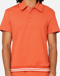 XXIII Danny Knit Polo Shirt Bright Red