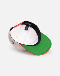 Jordan Chicago Bulls Jordan Pro Unstructured Flat Bill Snapback White/Red