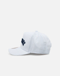Mitchell & Ness New York Yankees 'Seersucker' Pro Pinch Snapback Blue/White