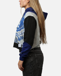 New Era Women's Los Angeles Dodgers Team Split Hoodie Blue/Grey