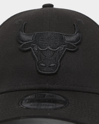 New Era Chicago Bulls 'Black On Black' 9FORTY Casual Strapback Black/Black
