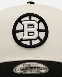 New Era Boston Bruins 'Easy Chrome Black' 9FORTY A-Frame Snapback Chrome/Black