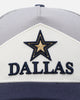 Pro Standard Dallas Cowboys Chevron Pinch Front Trucker Snapback Midnight Navy