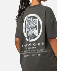 73Studio X Yu-Gi-Oh! Dark Magician Girl Card Heavyweight T-Shirt Black Wash