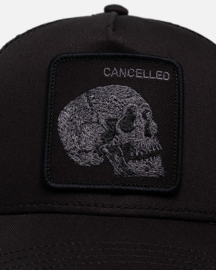 Goorin Bros Tonal Skull Trucker Snapback Black