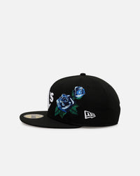 New Era Oakland Athletics 'Blue Rose' 59FIFTY Fitted Black/Blue