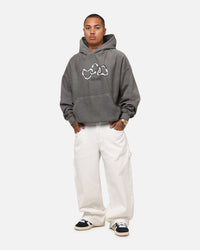 Carre Link Hoodie Washed Charcoal