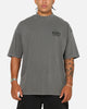 Saint Morta Serenity Mock Neck T-Shirt Washed Charcoal