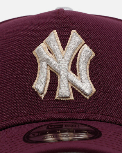New Era New York Yankees 'Plum' 9FORTY A-Frame Snapback Plum