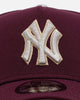 New Era New York Yankees 'Plum' 9FORTY A-Frame Snapback Plum