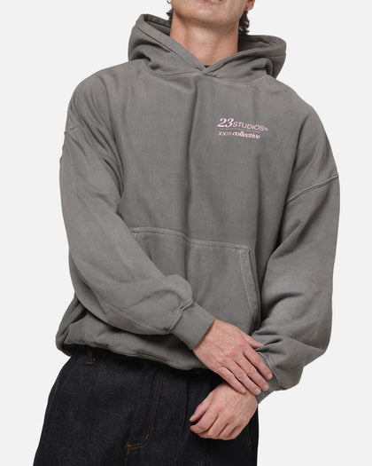 XXII Collectives Hoodie Charcoal/Pink