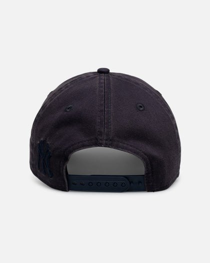 New Era New York Yankees 'Snow Washed Fray' 9FORTY A-Frame Unstructured Snapback Washed Navy