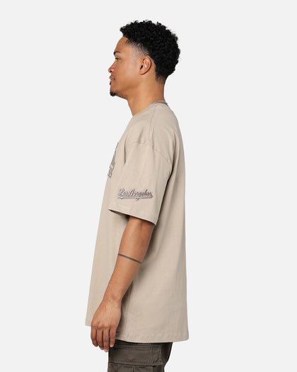 Pro Standard Los Angeles Dodgers Drop Shoulder T-Shirt Taupe