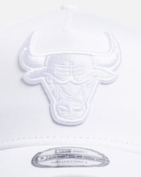 New Era Chicago Bulls 'Optic White' 9FORTY A-Frame Snapback Optic White