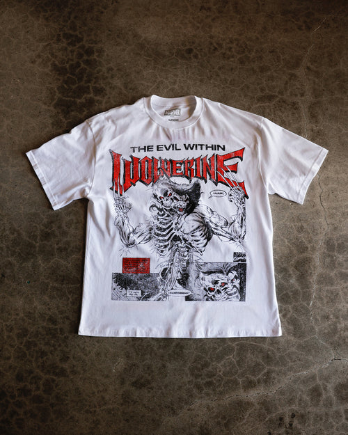 73Studio Marvel X-Men Wolverine Vintage T-Shirt White