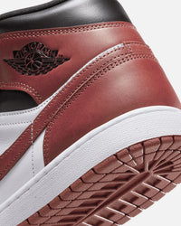 Jordan Air Jordan 1 Mid SE "Dark Pony" White/Dark Pony-Black