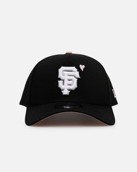 New Era San Francisco Giants 'Pink Satin Hearts 2.0' 9FORTY A-Frame Snapback Black/Pink