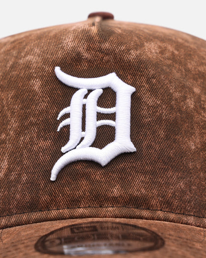 New Era Detroit Tigers 'Washed Walnut' 9FORTY A-Frame Snapback Walnut
