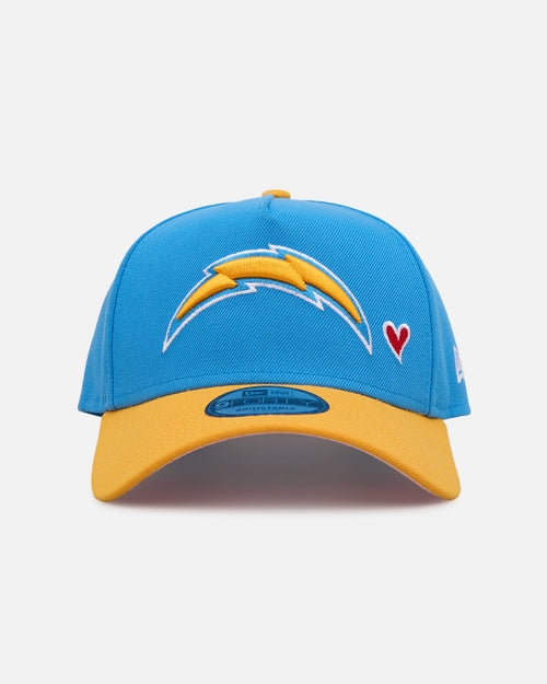 New Era Los Angeles Chargers 'Team Color Hearts' 9FORTY A-Frame Snapback Official Team Color