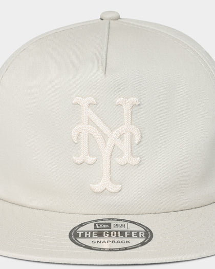 New Era New York Mets 'Chain Stitch' Old Golfer Snapback Stone