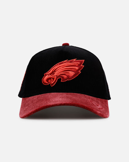 New Era Philadelphia Eagles 'Velvet Cord Certified Lover' 9FORTY A-Frame Premium Corduroy Snapback Black